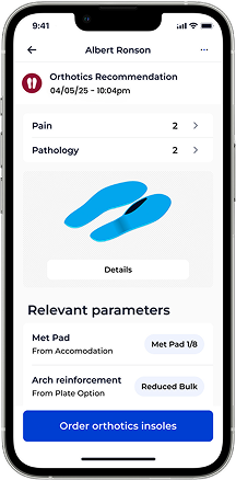 AI-Powered Orthotic Recommendation