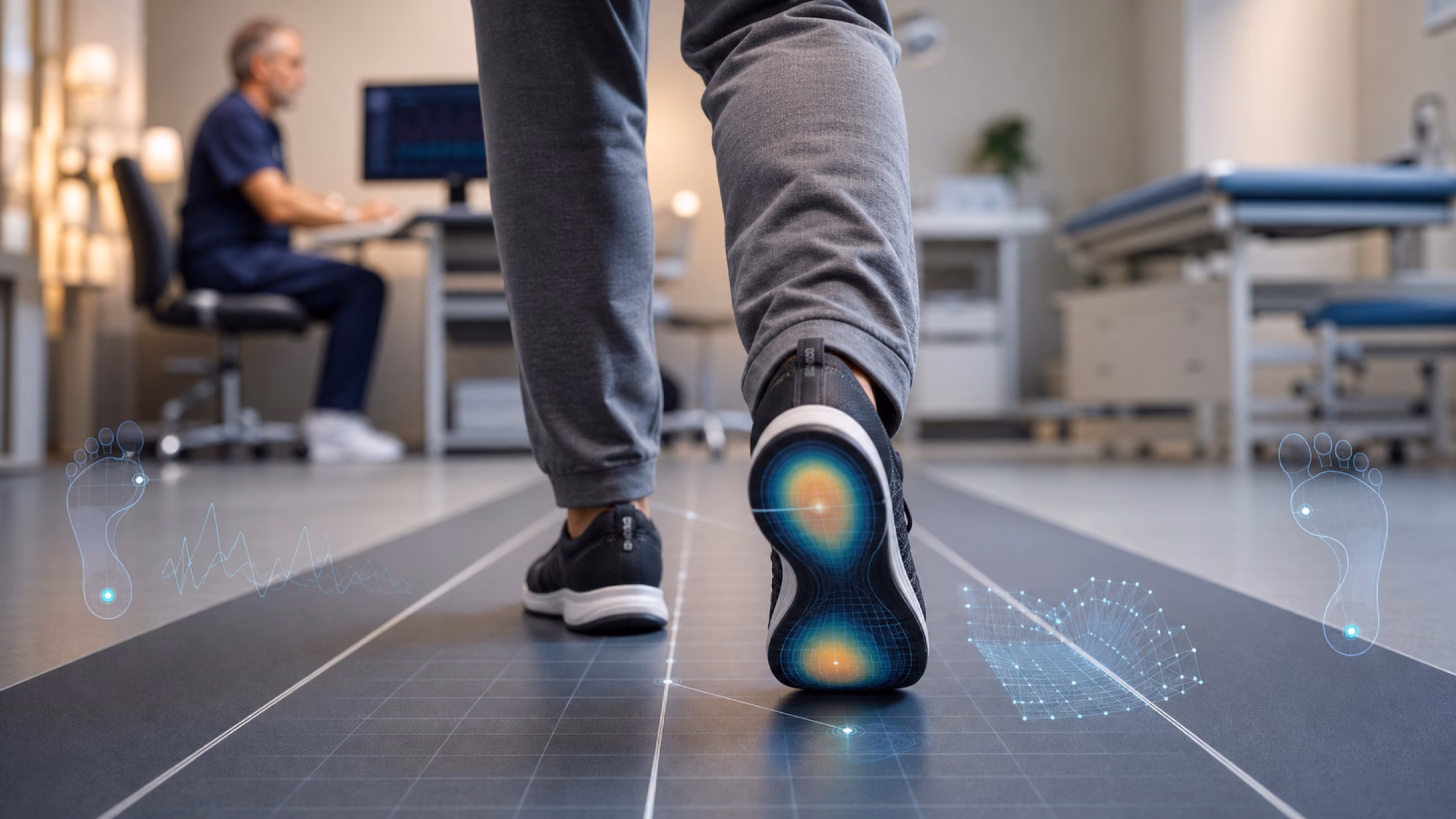 Type 2 diabetes gait assessment with sensorized insoles