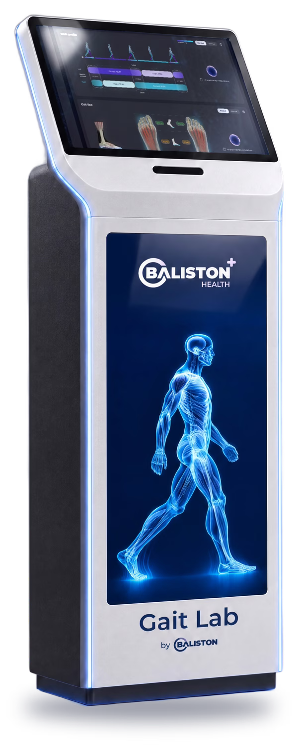 Gait Lab — standalone touchscreen station